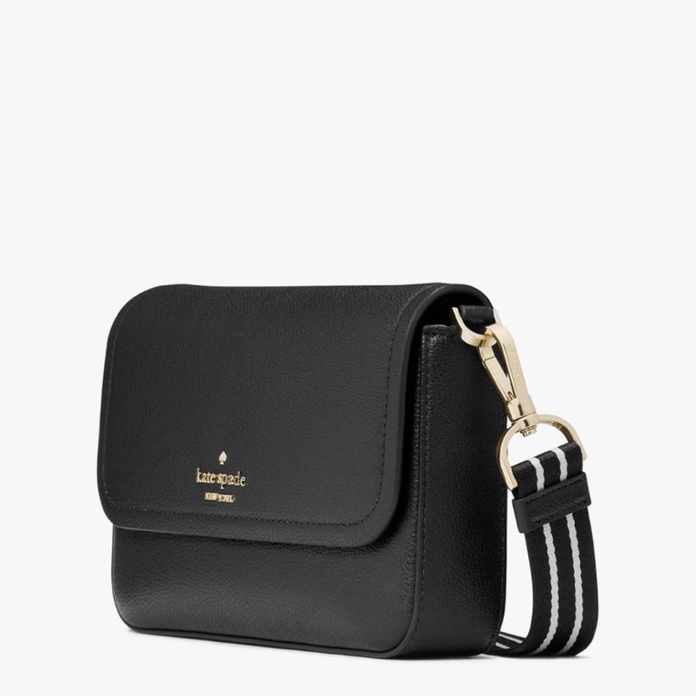 Kate Spade Rosie Flap Black Crossbody Bag